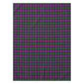 Groene Fuchsia Tartan Grote Plaid Schotse Clan Tafelkleed (Voorkant)