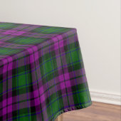 Groene Fuchsia Tartan Grote Plaid Schotse Clan Tafelkleed (Voorbeeld)