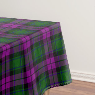 Groene Fuchsia Tartan Grote Schotse Clan Plaid Tafelkleed