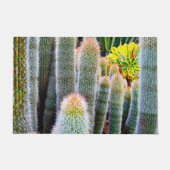 Groene fuzzy cactussen close-up foto vet modern ch deurmat (Voorkant)