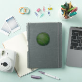Groene Fuzzy Tennisbal Sticker (iPad Cover)