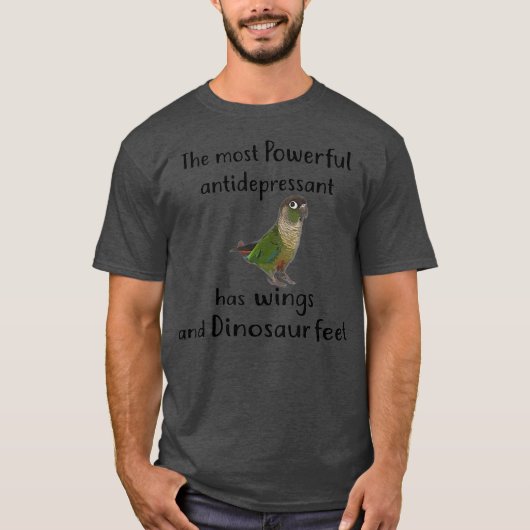 Groene gaasjes Meest antidepressivum T-shirt (Voorkant)