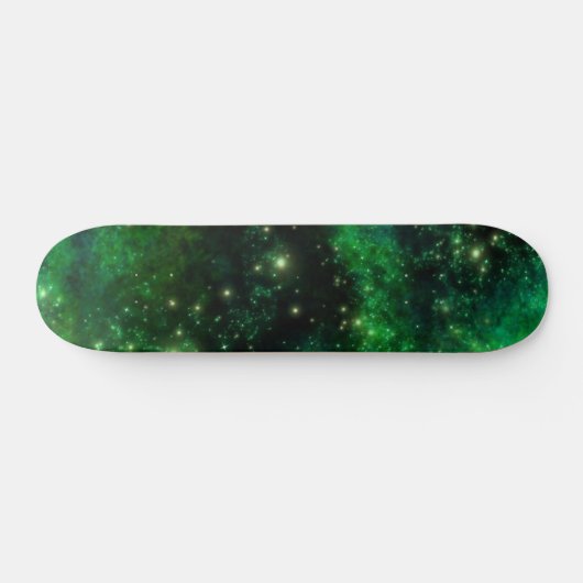  Groene Galaxy Skateboard (Horizontaal)