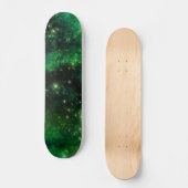 Groene Galaxy Skateboard (Voorkant)