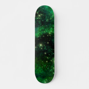 Groene Galaxy Skateboard