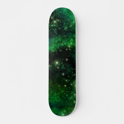 Groene Galaxy Skateboard (Voorkant)