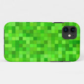 Groene gamerpixels | Aangepaste iPhone-draagtas Case-Mate iPhone Case (Achterkant (horizontaal))