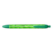 Groene gamerpixels | Gepersonaliseerd Zwarte Inkt Pen (Achterkant)