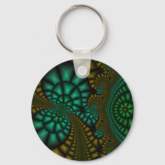 groene gans sleutelhanger (Voorkant)