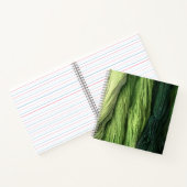 Groene garen notitieboek (Binnen)