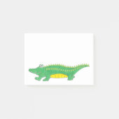 Groene gator Alligator Crocodile Croc Animal Zoo Post-it® Notes (Voorkant)
