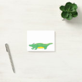 Groene gator Alligator Crocodile Croc Animal Zoo Post-it® Notes (Kantoor)