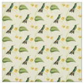 Groene Geboedde Schoudervogel Stof (Swatch)