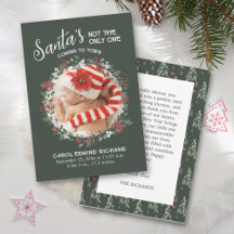 Groene Geboortestatistieken Kerst Foto Baby shower