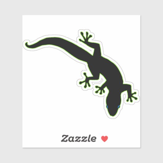 Groene GECKO-overzicht Sticker (Vel)