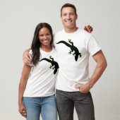 Groene GECKO-overzicht T-shirt (Unisex)