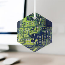 Groene gedrukte schakeling PCB Aangepaste Geek