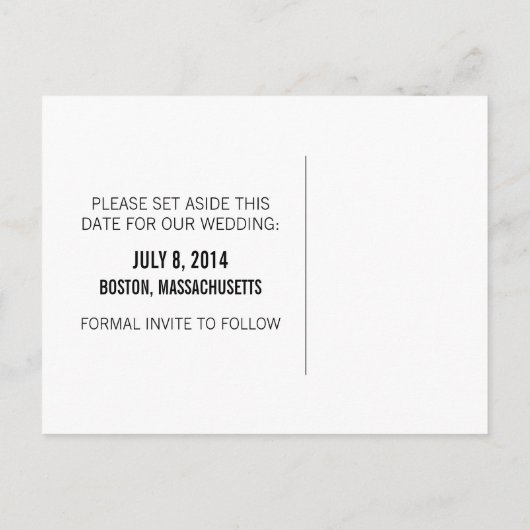 Groene Geeky Glasses sparen het Briefkaart van de (Achterkant)