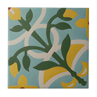 groene geeltextuurtegels tegeltje