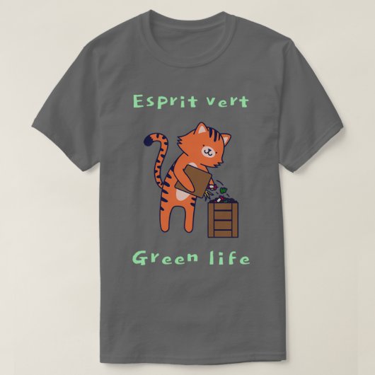 Groene geest Groen leven T-shirt (Design voorkant)