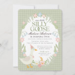 Groene Gekke Goose Floral Gingham Verjaardagsfeest Kaart<br><div class="desc">Een gekke gans is nog een jaar ouder. Dit Gekke Goose Party Decor Collectie is ideaal voor het vieren van je lieve kleine meisje! Met een schattige gekke gans, pastelbloemen en zachte gingmatronen is dit collectie ideaal voor het toevoegen van een vleugje speelse elegantie aan elk feest. Of het nu...</div>