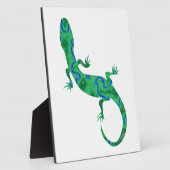 Groene gekko fotoplaat (Zijkant)
