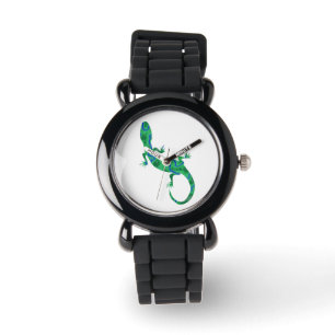 Groene Gekko Horloge