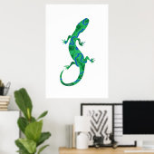 Groene gekko poster (Thuiskantoor)
