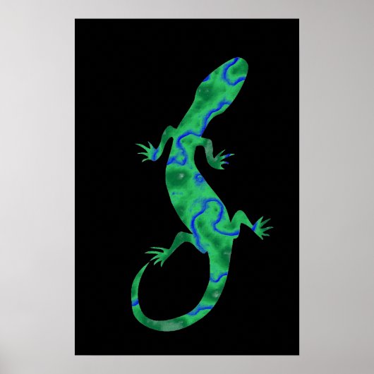 Groene gekko poster (Voorkant)