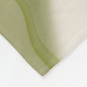 Groene gekleurde golfpatroonbundel fleece deken (Hoek)