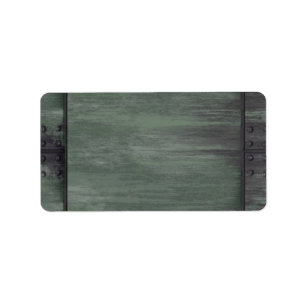 Groene geklonken stalen textuur etiket