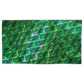 Groene, gekraste, raster of andere steen kussensloop (Voorkant-Links)