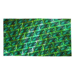 Groene, gekraste, raster of andere steen kussensloop