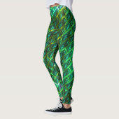 Groene, gekraste, raster of andere steen leggings (Links)