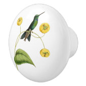 Groene gekruide briljante vogel keramische knop (Rechts)