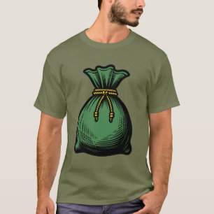 Groene Geldzak T-shirt