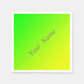 groene gele gradiënt servet (Voorkant)