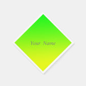 groene gele gradiënt servet (Hoek)