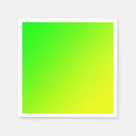 groene gele gradiënt servet (Voorkant)