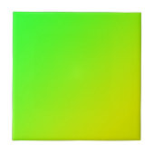 groene gele gradiënt tegeltje (Voorkant)