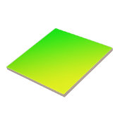groene gele gradiënt tegeltje (Zijkant)