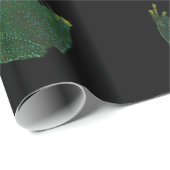 Groene gele kikkers cadeaupapier (Rol Hoek)