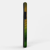 Groene, gele lijnen van de verfborstel op telefoon Case-Mate iPhone case (Achterkant/rechts)