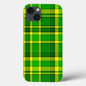 Groene Gele Pset Tartan Case-Mate iPhone Case (Achterkant)