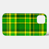 Groene Gele Pset Tartan Case-Mate iPhone Case (Achterkant (horizontaal))