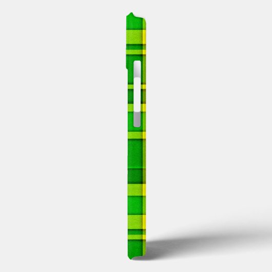 Groene Gele Pset Tartan Case-Mate iPhone Case (Achterkant / Links)