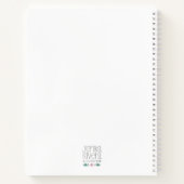  groene, gele, roze damesillustratie notitieboek (Achterkant)