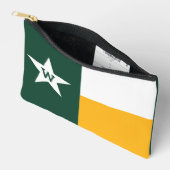 Groene & Gele Texas Vlag Accessoire Zak Etui (Open)