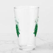 Groene Gelukkige St. Patrick's Dag 2024 Glas (Rechts)