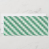 Groene gelukkige Vaderdag cadeaubon kaart (Achterkant)